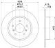 Диск гальмівний зад. NISSAN QASHQAI 13- RENAULT KADJAR 15- 290X13 HELLA PAGID 8DD 355 122-771 (фото 4)
