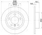 Диск гальмівний зад.Mini Countryman (R60), Paceman (R61) 1.6/1.6D/2.0D 08.10-10.16 HELLA PAGID 8DD 355 123-001 (фото 4)