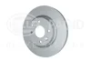 HELLA PRO RENAULT диск гальмівний передн. Clio, Kangoo, Megane I, R19 1.7,1.8I 16V 91- HELLA PAGID 8DD355126531 (фото 2)