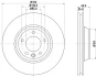 Диск гальмівний PRO High Carbon перед. лівий Audi Q7/VW Touareg/Porsce Cayenne 3.0TDI-6.0TDI 09.02- HELLA PAGID 8DD 355 128-061 (фото 4)