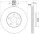 HELLA PRO HIGH CARBON FORD диск гальмівний передн. Focus, Focus C-Max 03- 1,6-1,8 03- (278*25) HELLA PAGID 8DD355129361 (фото 4)