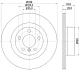 Диск гальмівний зад. BMW X3 (F25), X4 (F26) 2.0D-3.0 10- HELLA PAGID 8DD 355 129-811 (фото 4)