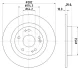 HELLA PRO HONDA гальмівний диск задн. CIVIC X 1.5 VTEC (FK7) 17- HELLA PAGID 8DD355131901 (фото 4)