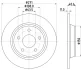 HELLA PRO FORD диск гальм. задн. FOCUS 18- HELLA PAGID 8DD355132031 (фото 4)