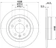 HELLA PRO OPEL диск гальм. задн. INSIGNIA 17- HELLA PAGID 8DD355132631 (фото 4)