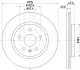 HELLA PRO OPEL гальмівний диск задн. INSIGNIA B HELLA PAGID 8DD355132751 (фото 1)