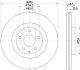 HELLA PRO HIGH CARBON MAZDA Гальмівний диск передн. MX-30 20- HELLA PAGID 8DD355134771 (фото 1)