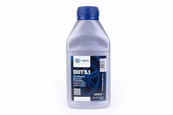 Гальмівна рідина DOT5.1 0.5L HELLA PAGID 8DF355360-081 (фото 1)