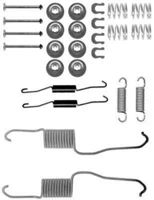HELLA TOYOTA Установчий к-т гальмівних колодок CAMRY 2.2 96-01, RAV 4 II 2.0 4WD 00-05 HELLA PAGID 8DZ355200891 (фото 1)