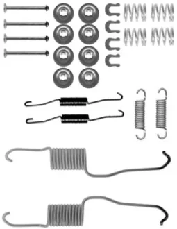 HELLA TOYOTA Установчий к-т гальмівних колодок CAMRY 2.2 96-01, RAV 4 II 2.0 4WD 00-05 HELLA PAGID 8DZ355200891