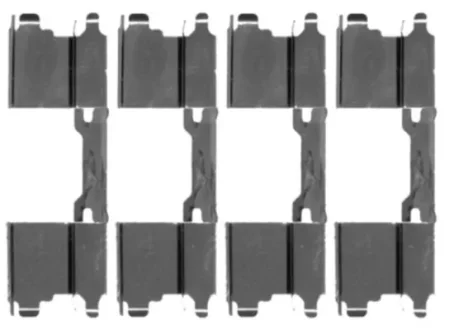 Ремкомплект гальмівних колодок HELLA PAGID 8DZ355203501