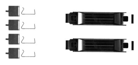 Комплект приладдя, гальмівний супорт 8DZ HELLA PAGID 8DZ355205681