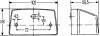 Ліхтар підсвітки номерного знаку - 12V HELLA 2KA003389061 (фото 2)