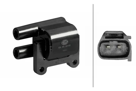 HYUNDAI Котушка запалювання Accent II 00-, Getz 03-, KIA Rio HELLA 5DA358168651