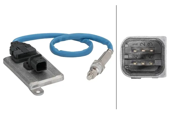 Датчик NOx (за каталізатором) MAN TGS I, TGX I D2066LF85-D2676LFAJ 08.12-09.21 HELLA 6PN358186141 (фото 1)