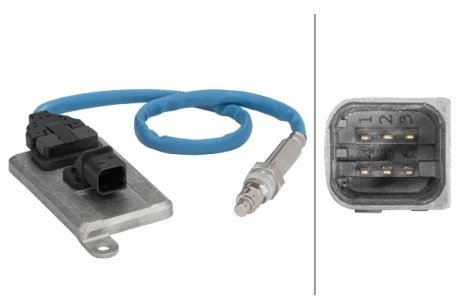 Датчик NOx (за каталізатором) MAN TGS I, TGX I D2066LF85-D2676LFAJ 08.12-09.21 HELLA 6PN358186141
