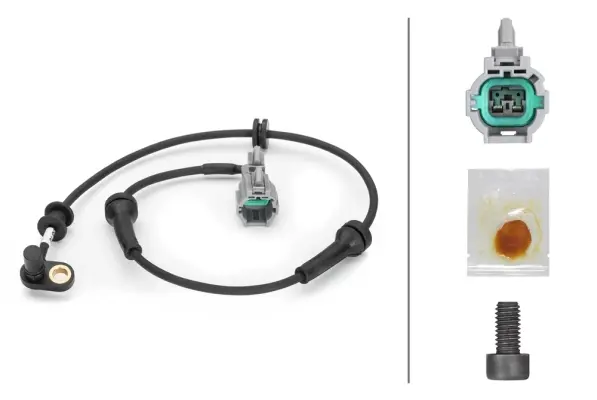NISSAN датчик ABS передн. Navara 01- HELLA 6PU230040651 (фото 1)