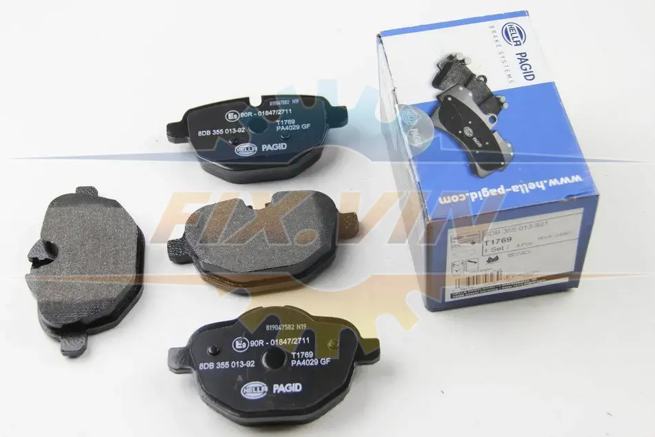 Гальмівні колодки зад. BMW 5 (F10)/X3 (F25) 10- (TRW) HELLA 8DB355013-921 (фото 1)
