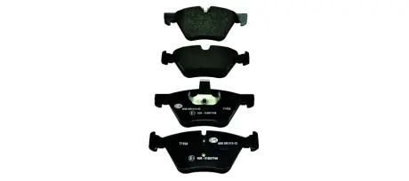 Гальмівні колодки пер.BMW 3(E90)/1(E81) 04-13 (ATE) (154,8x63,6x20) HELLA 8DB355015-031