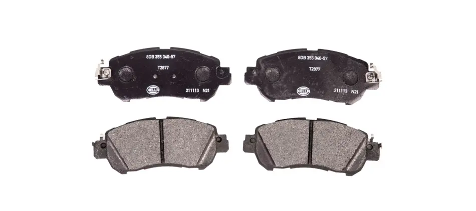 Колодки гальмівні, дискове гальмо HELLA 8DB355040571 (фото 1)