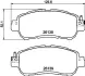 Колодки гальмівні, дискове гальмо HELLA 8DB355040571 (фото 4)