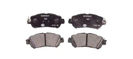Колодки гальмівні, дискове гальмо HELLA 8DB355040571