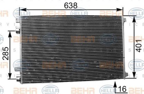 Конденсатор, кондиционер HELLA 8FC 351 301-564