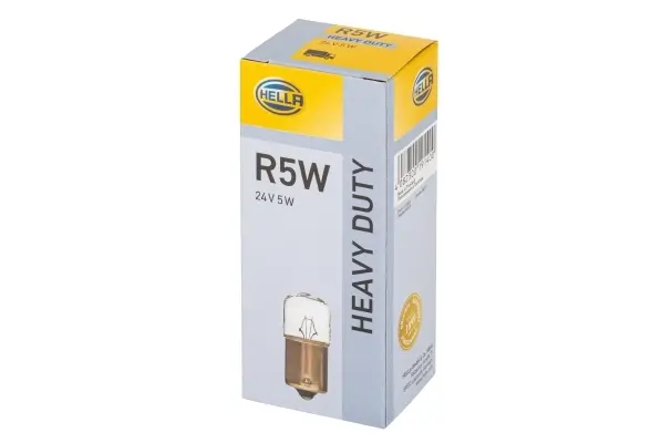 Лампа розжарювання, R5W 24V 5W BA 15s HELLA 8GA002071241 (фото 1)