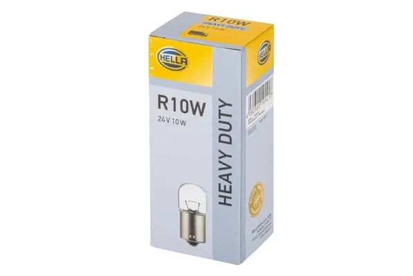 Лампа розжарювання, R10W 24V 11W BA 15s HELLA 8GA002071251 (фото 1)