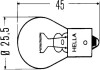 Лампа розжарювання HEAVY DUTY P21W 24V 21W BA 15s HELLA 8GA002073241 (фото 2)