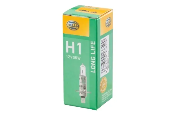 H1 Long Life 12V 55W автолампа P14,5s (LONG LIFE UP TO 3x LONGER LIFETIME) HELLA 8GH 002 089-351 (фото 1)