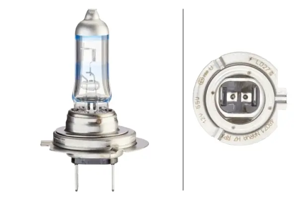 Лампа розжарювання PERFORMANCE+120% H7 12V 55W PX26d HELLA 8GH223498031 (фото 1)