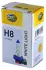 Лампа розжарювання White Light H8 12V 35W 4200K HELLA 8GH223498141 (фото 1)