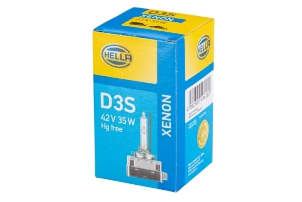 Лампа газоразрядна D3S 42V 35W P32d-2-5 HELLA 8GS009028311 (фото 1)