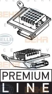 Резистор обігрівача HELLA 9ML351332-201