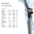 Комплект щіток склоочисника безкаркасних 550/450 мм HELLA 9XW358164031 (фото 6)