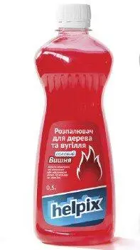 Розпалювач для дерева та вугілля Helpix гелевий вишня 500 мл HELPIX 4823075800070 (фото 1)