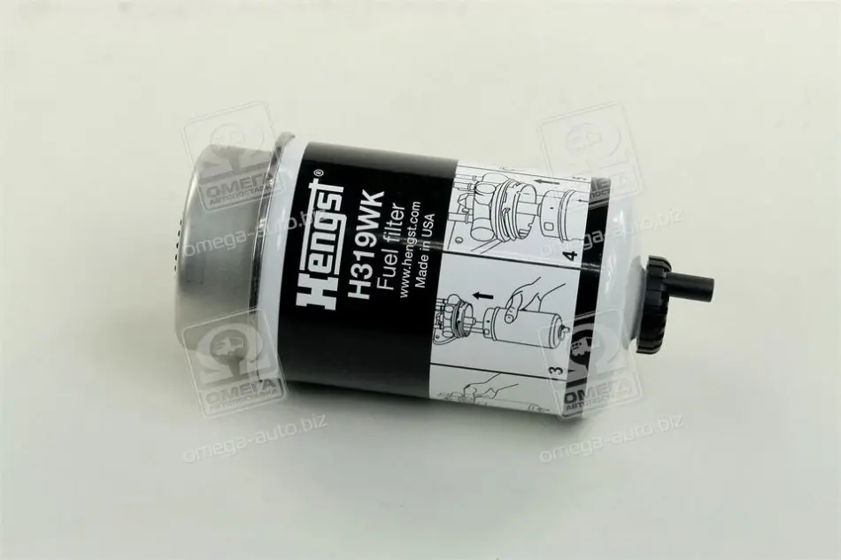 Фильтр топливный FORD TRANSIT 2.0-2.4 DI 00-06 (пр-во HENGST) HENGST FILTER H319WK (фото 1)