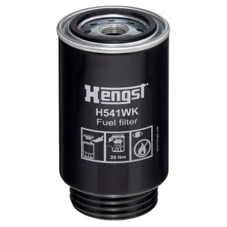 Паливний фільтр (фільтр, що вгвинчується) URSUS 10014 H, 11024, 7524, 8014 H, 9014 H, 9024, 380, 380 M, 6024 AGCO 9735, 9745, 100A, 110A, 120A, 140A, 155A AGCO-ALLIS 8775, 8785 ARMATRAC 1104 HENGST FILTER H541WKD540