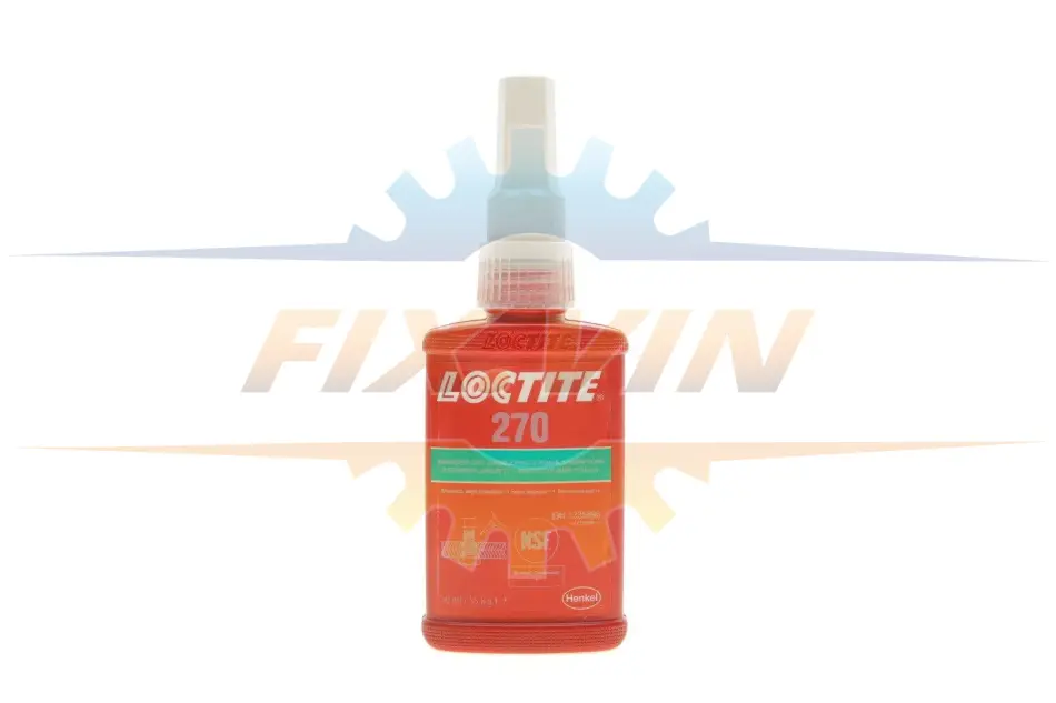 Фіксатор різьби LOCTITE 270 (зелений) 50 мл (високої фіксації) макс. діаметр різьби М20 Henkel/Loctite 1335896 (фото 1)
