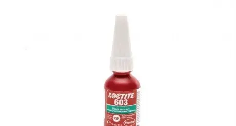Фіксатор вал-втулка LOCTITE 603 анаеробний, рідкий 10мл Loctite 603 - є однокомпонентним анаеробним вал-втулковим фіксатором. Продукт володіє підвищеними адгезійними властивостями навіть до злегка замасленим поверхонь. Продукт застосовується для фікс Henkel/Loctite 1971543