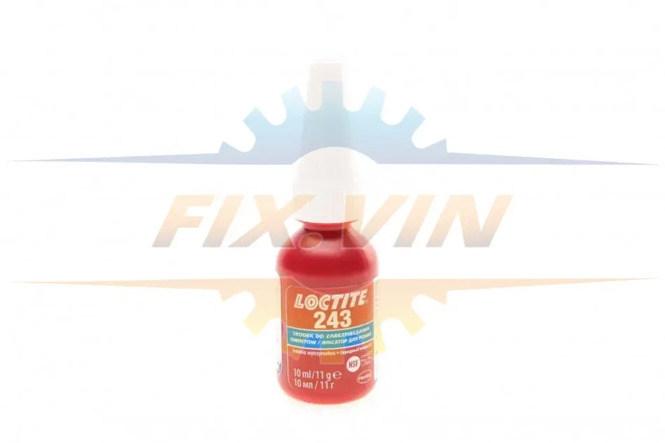 Фіксатор різьби Loctite 243 анаеробний, середньої міцності 10мл Henkel/Loctite 1918989 (фото 1)