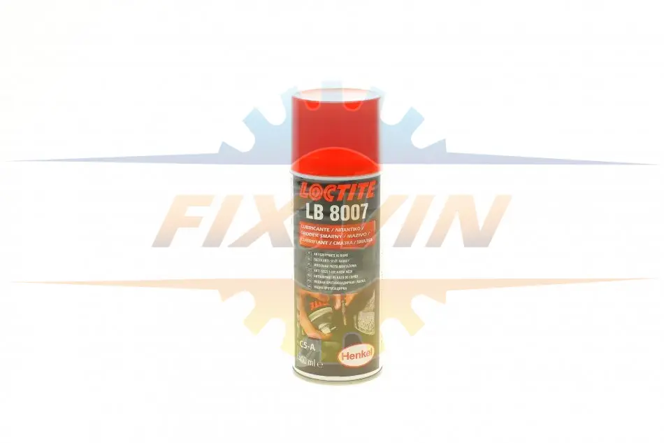 Мастило мідне LOCTITE LB 8007 спрей 400мл Loctite LB 8007 - високотемпературне масло з мідним наповнювачем. Стійкість до окислення дозволяє продовжувати термін служби мастила. Продукт витримує високі температури і застосовується для змащення на гви Henkel/Loctite 247784 (фото 1)
