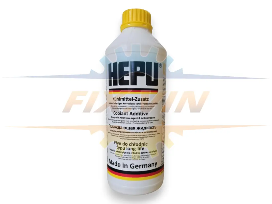 Антифриз Ready Mix готовий G11 жовтий -37°C 1,5л HEPU P900-RM11-YLW (фото 1)