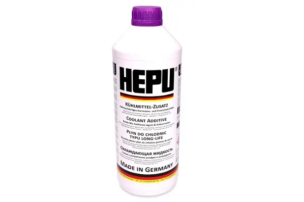 Антифриз G12+ READY MIX VIOLET-PURPLE-37C (Каністра 1,5л) P900-RM12-Plus – це готова до застосування охолоджувальна рідина для тривалого застосування на основі моноетиленгліколю із захистом від замерзання до -37 °C при використанні в нерозб HEPU P900-RM12-PLUS (фото 1)