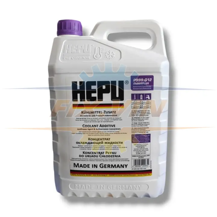Антифриз G12 Superplus 5л фіолетовий концентрат P999-G12-S-P-005 HEPU P999-G12-SUPERPLUS-005 (фото 1)