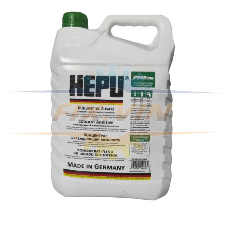 Антифриз Green G11 концентрат 5л HEPU P999-GRN-005 (фото 1)