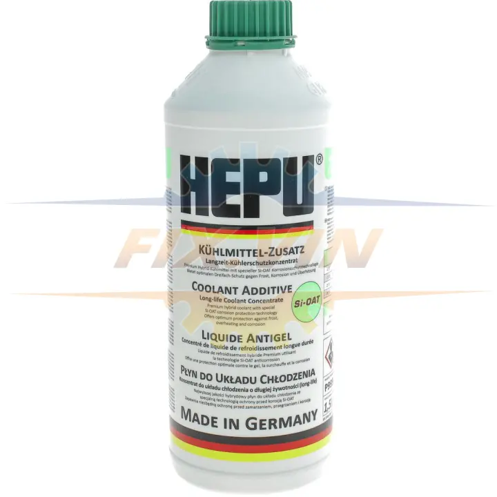 Антифриз концентрат OAT LongLlife LL18 зелений 1,5л HEPU P999-LL18 (фото 1)