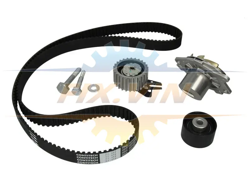 Комплект ГРМ + помпа Fiat Doblo 1.9D/JTD 01- (190x24) HEPU PK10552 (фото 1)