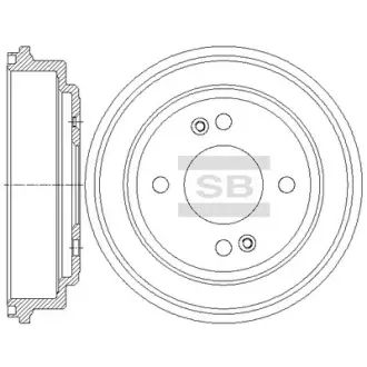 Гальмівний барабан Hi-Q (SANGSIN) SD1078